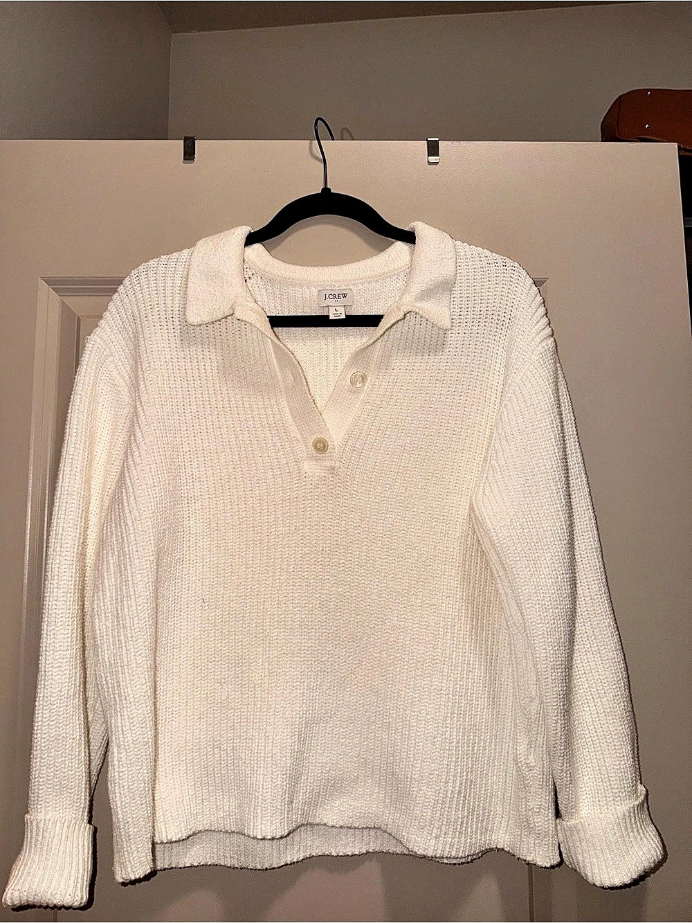 J.Crew cotton blend preppy sweater